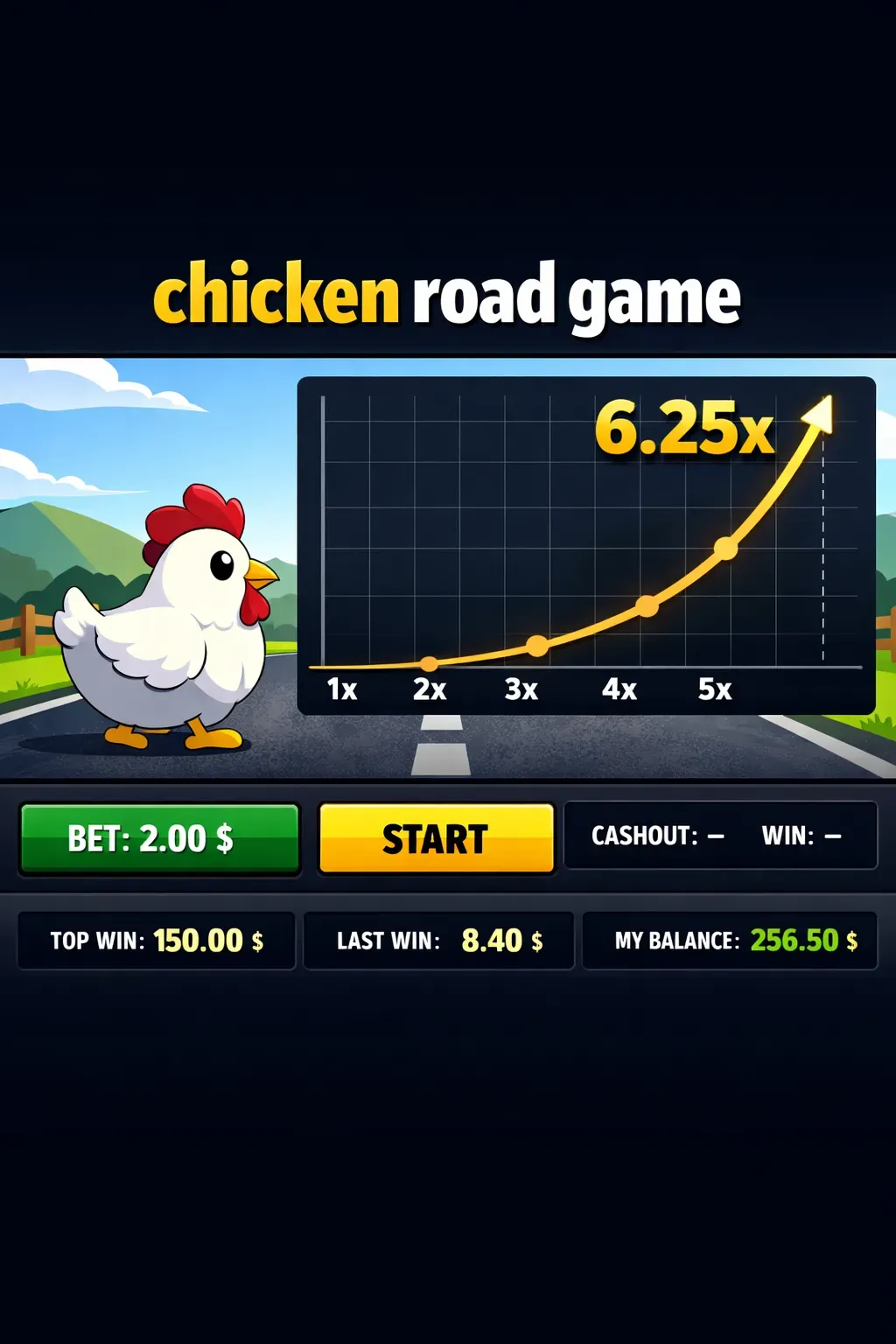 Chicken Road w Polsce - Crash od InOut Games